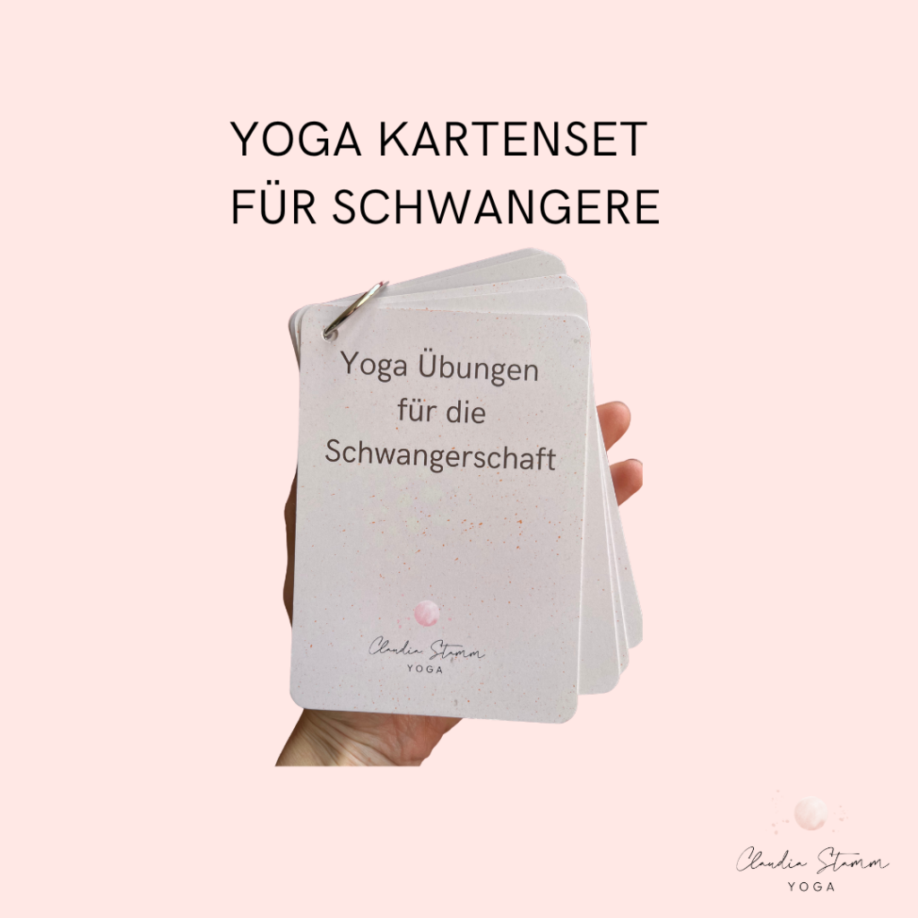 der Beckenboden während der Schwangerschaft, Claudia Stamm, Yogakartenset